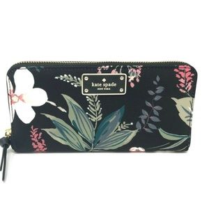 NWT Kate Spade Neda Wilson Road Botanical Wallet